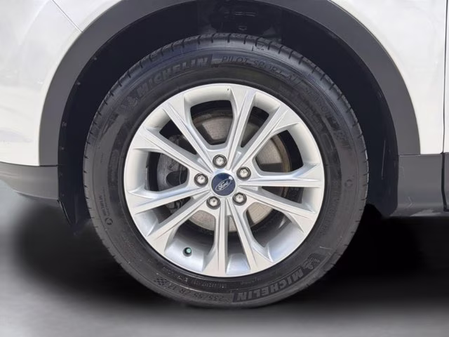 2019 White Platinum Clearcoat Metallic Ford Escape SEL FWD SUV