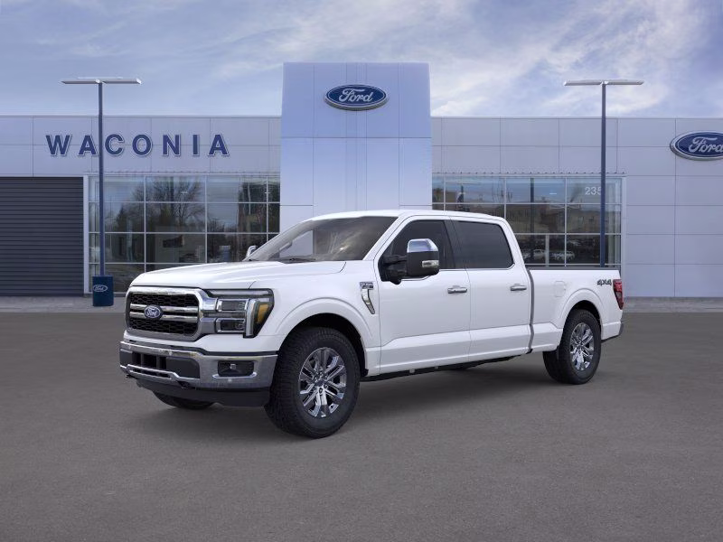 2026 Star White Metallic Tri-Coat Ford F-150 Lariat 4X4 Truck
