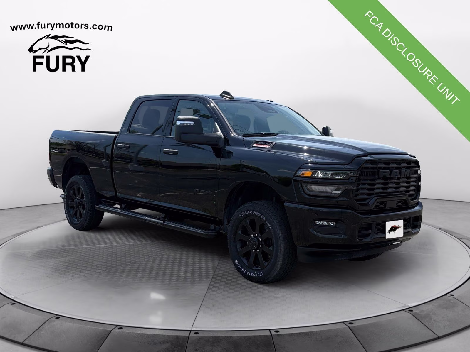 2025 Diamond Black Crystal Pearlcoat Ram 2500 Big Horn 4X4 Truck