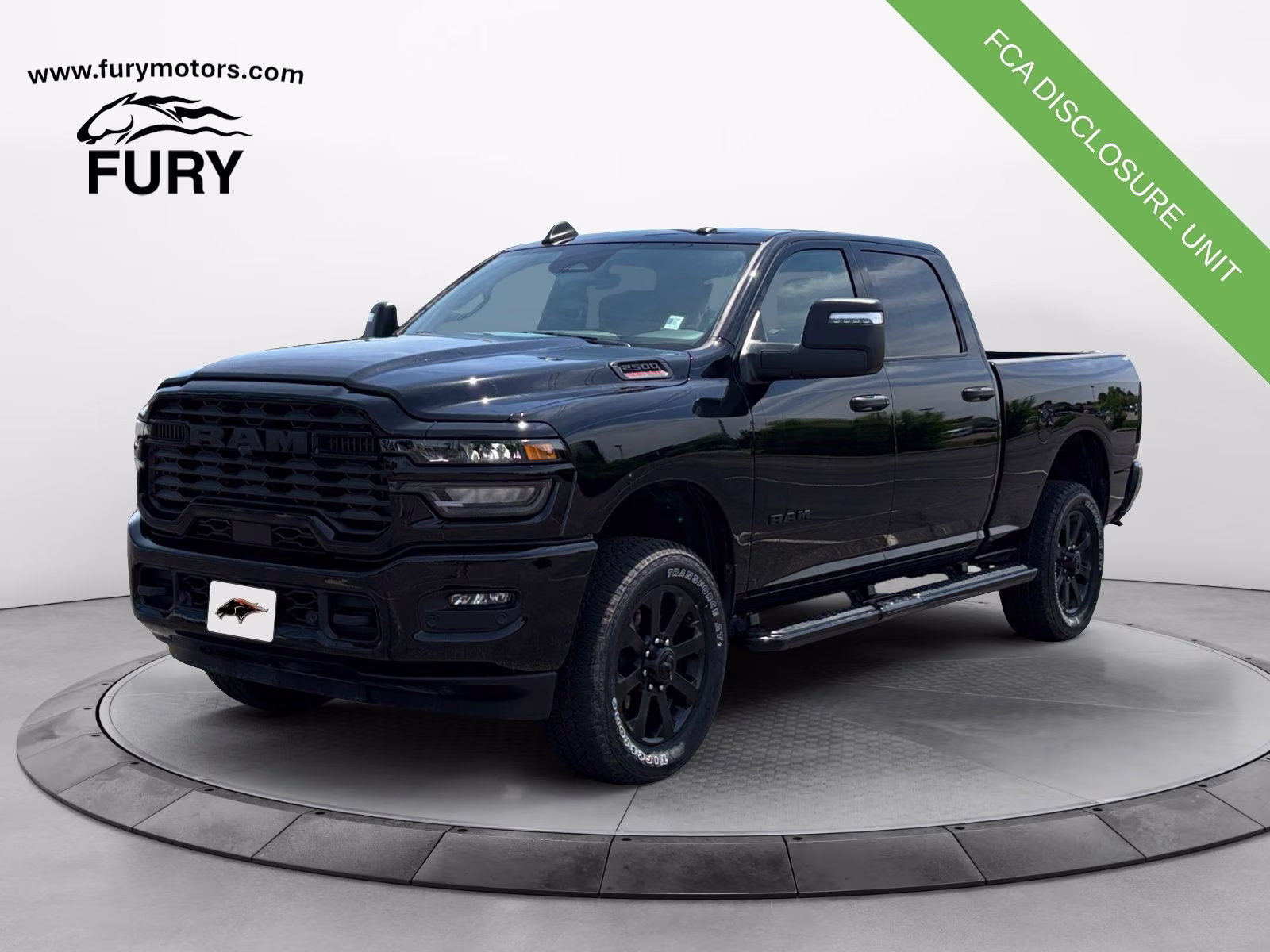 2025 Diamond Black Crystal Pearlcoat Ram 2500 Big Horn 4X4 Truck