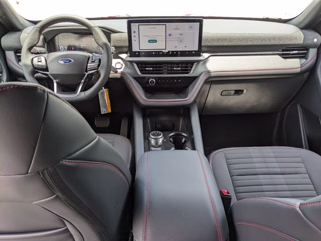 2026 Rapid Red Metallic Tinted Clearcoat Ford Explorer ST-Line RWD SUV