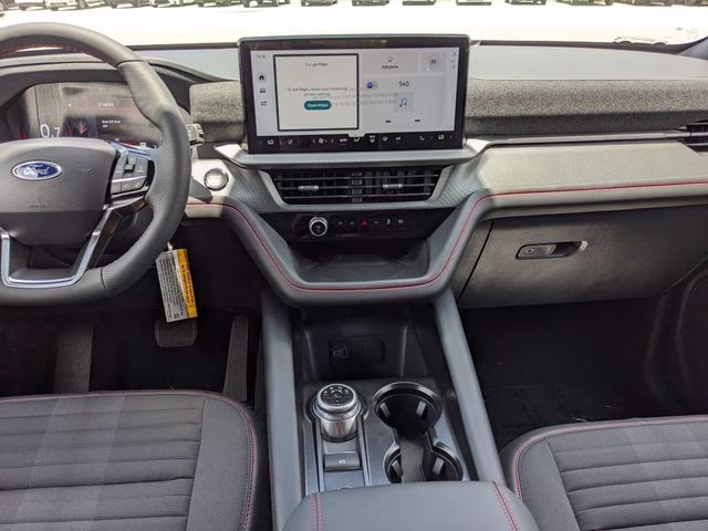 2026 Rapid Red Metallic Tinted Clearcoat Ford Explorer ST-Line RWD SUV