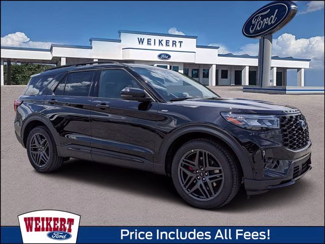 2026 Agate Black Metallic Ford Explorer ST-Line RWD SUV