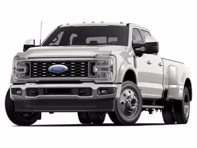 2025 White Metallic Ford Super Duty F-450 DRW Lariat 4X4 Truck