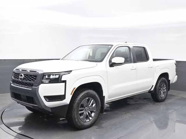 2026 Glacier White Nissan Frontier SV 4X4 Truck