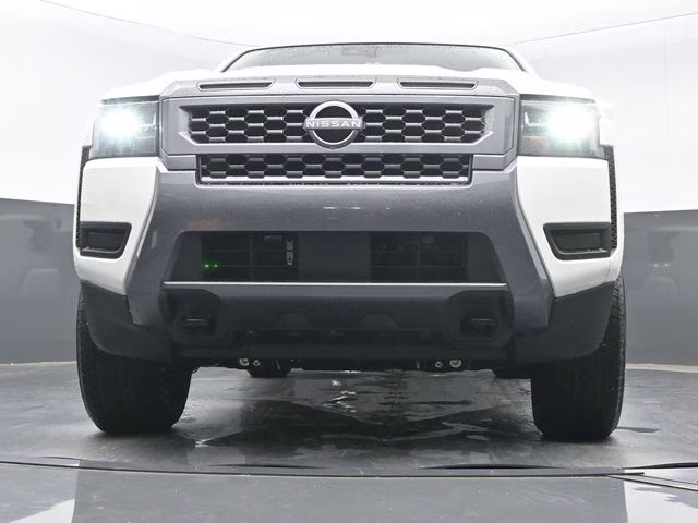 2026 Glacier White Nissan Frontier SV 4X4 Truck