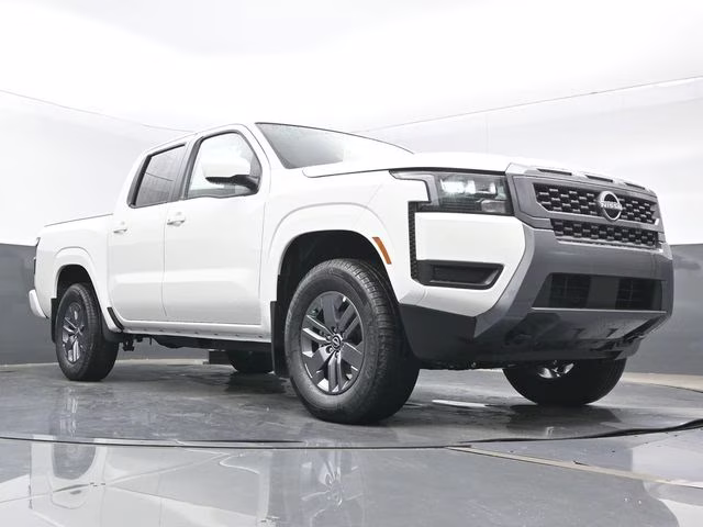 2026 Glacier White Nissan Frontier SV 4X4 Truck
