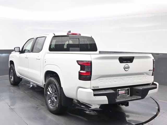2026 Glacier White Nissan Frontier SV 4X4 Truck