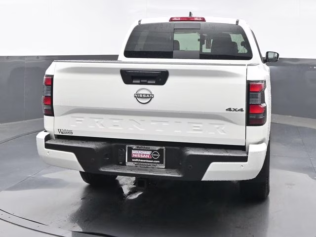 2026 Glacier White Nissan Frontier SV 4X4 Truck