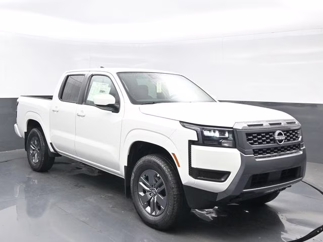 2026 Glacier White Nissan Frontier SV 4X4 Truck