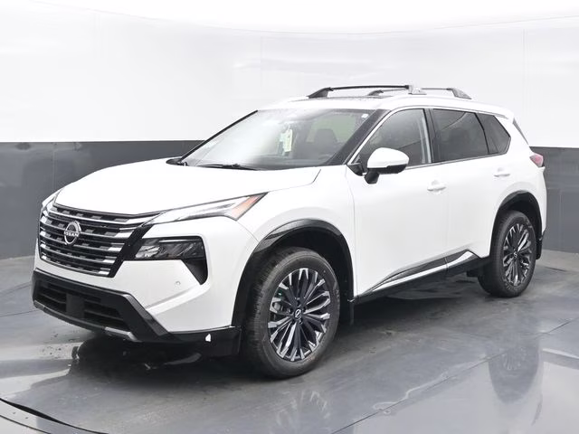 2026 Everest White Pearl Tricoat Nissan Rogue Platinum AWD SUV