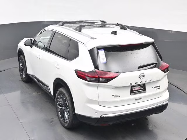 2026 Everest White Pearl Tricoat Nissan Rogue Platinum AWD SUV