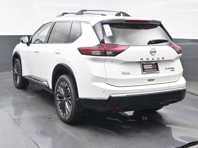 2026 Everest White Pearl Tricoat Nissan Rogue Platinum AWD SUV