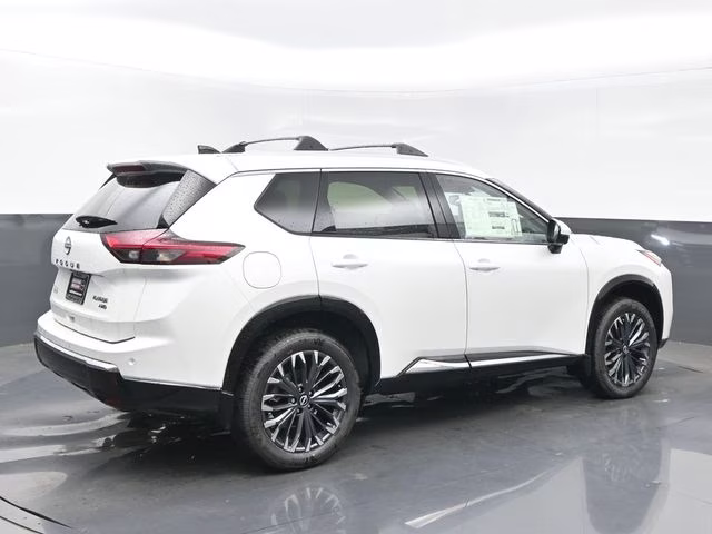 2026 Everest White Pearl Tricoat Nissan Rogue Platinum AWD SUV