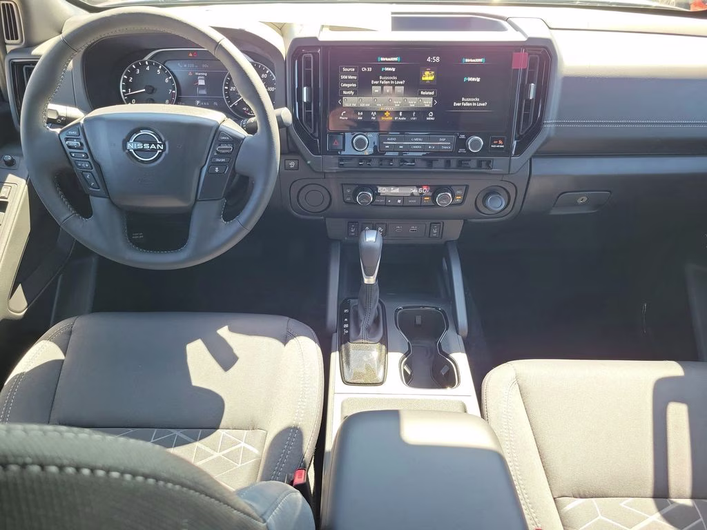 2026 Glacier White Nissan Frontier SV RWD Truck
