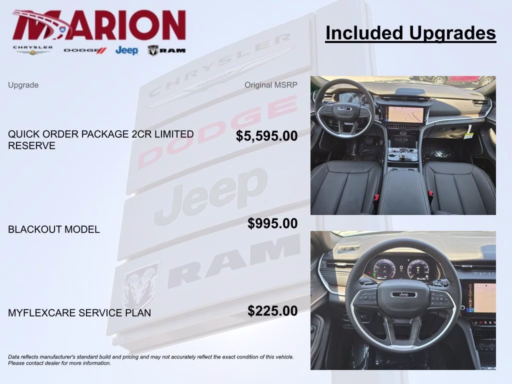2026 Steel Blue Jeep Grand Cherokee Limited Reserve 4X4 SUV