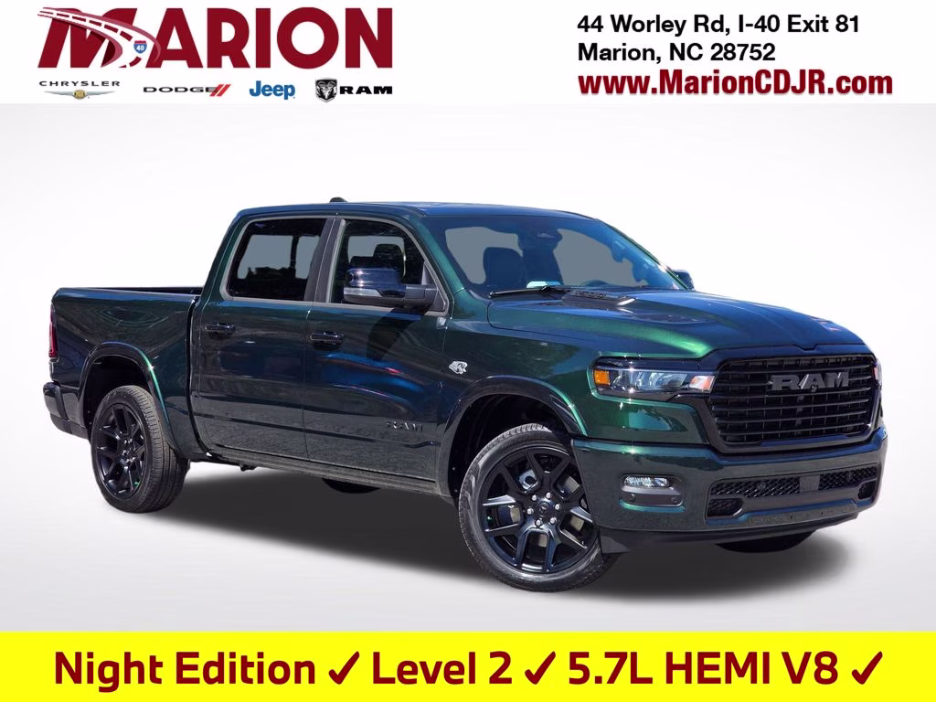 2026 Serrano Green Metallic Ram 1500 Laramie 4X4 Truck