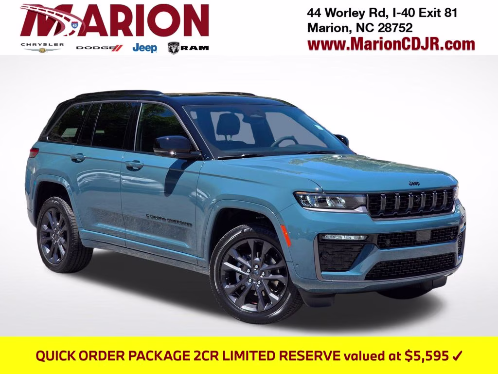 2026 Steel Blue Jeep Grand Cherokee Limited Reserve 4X4 SUV