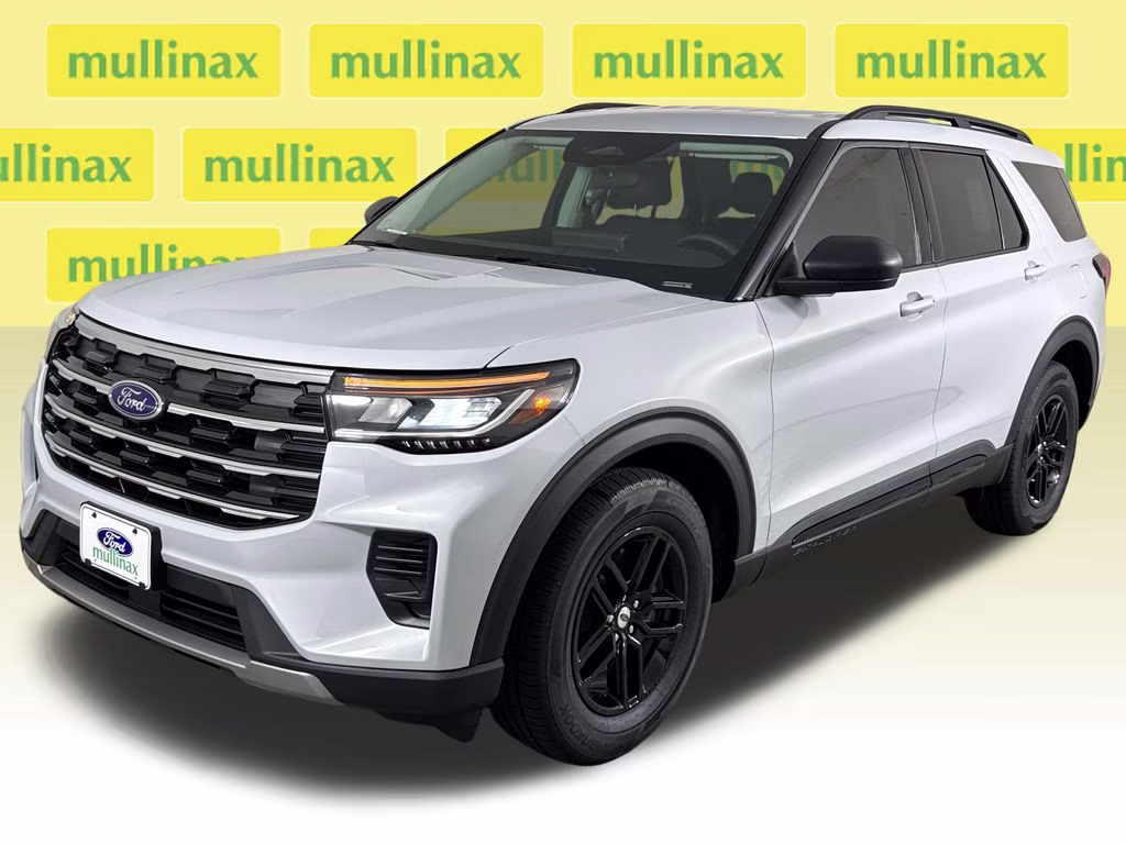 2026 Space White Metallic Ford Explorer Active RWD SUV