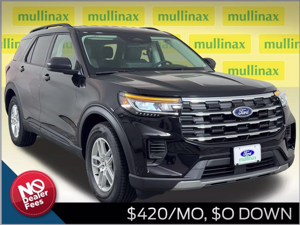 2026 Agate Black Metallic Ford Explorer Active RWD SUV