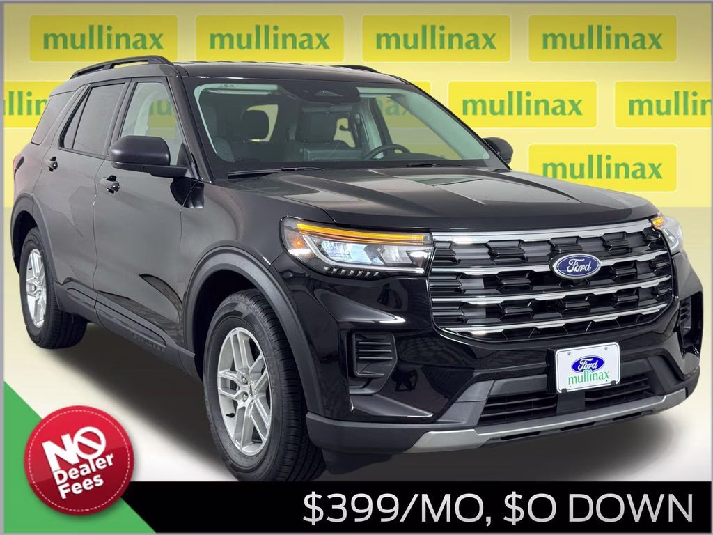 2026 Agate Black Metallic Ford Explorer Active RWD SUV