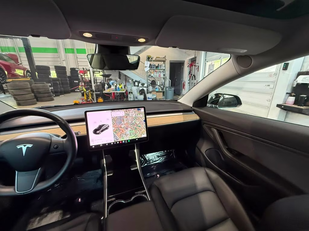 2018 Solid Black Tesla Model 3 Long Range AWD Sedan
