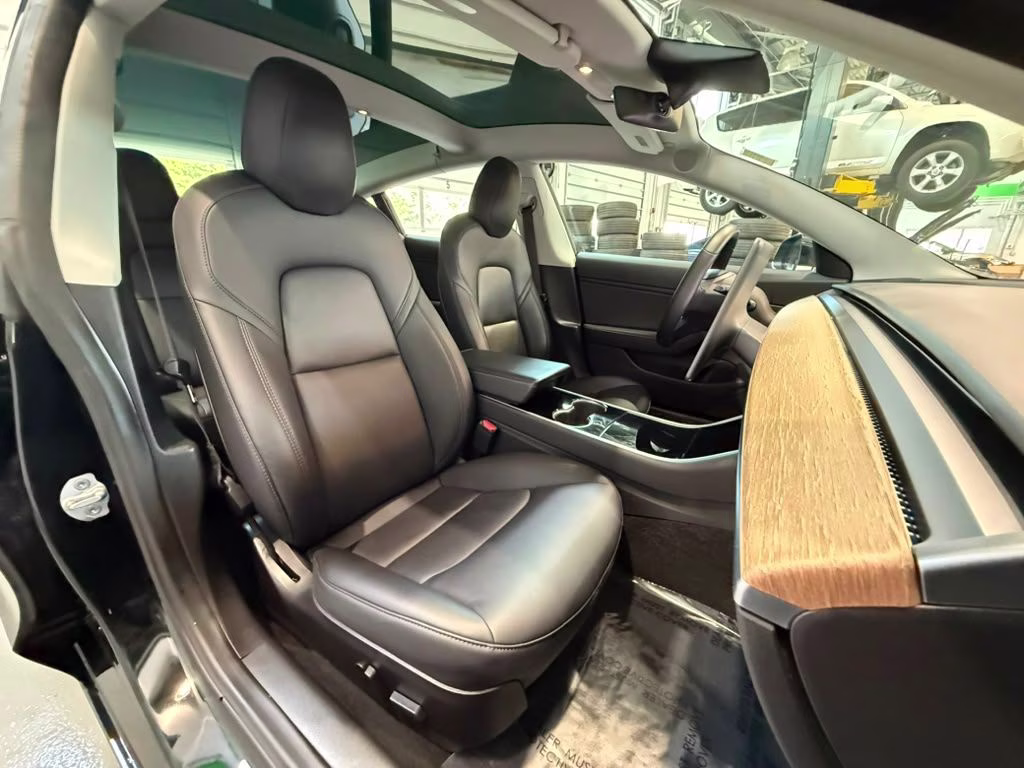 2018 Solid Black Tesla Model 3 Long Range AWD Sedan