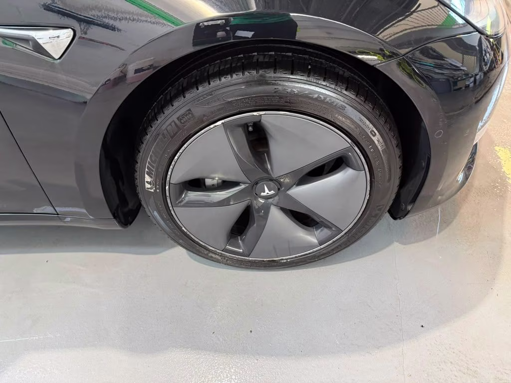 2018 Solid Black Tesla Model 3 Long Range AWD Sedan