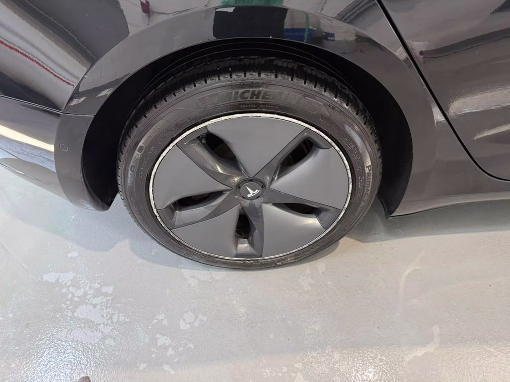2018 Solid Black Tesla Model 3 Long Range AWD Sedan