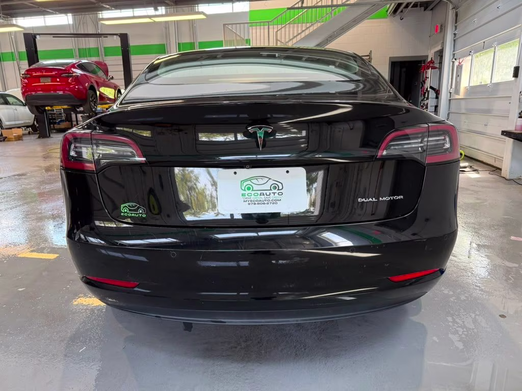 2018 Solid Black Tesla Model 3 Long Range AWD Sedan