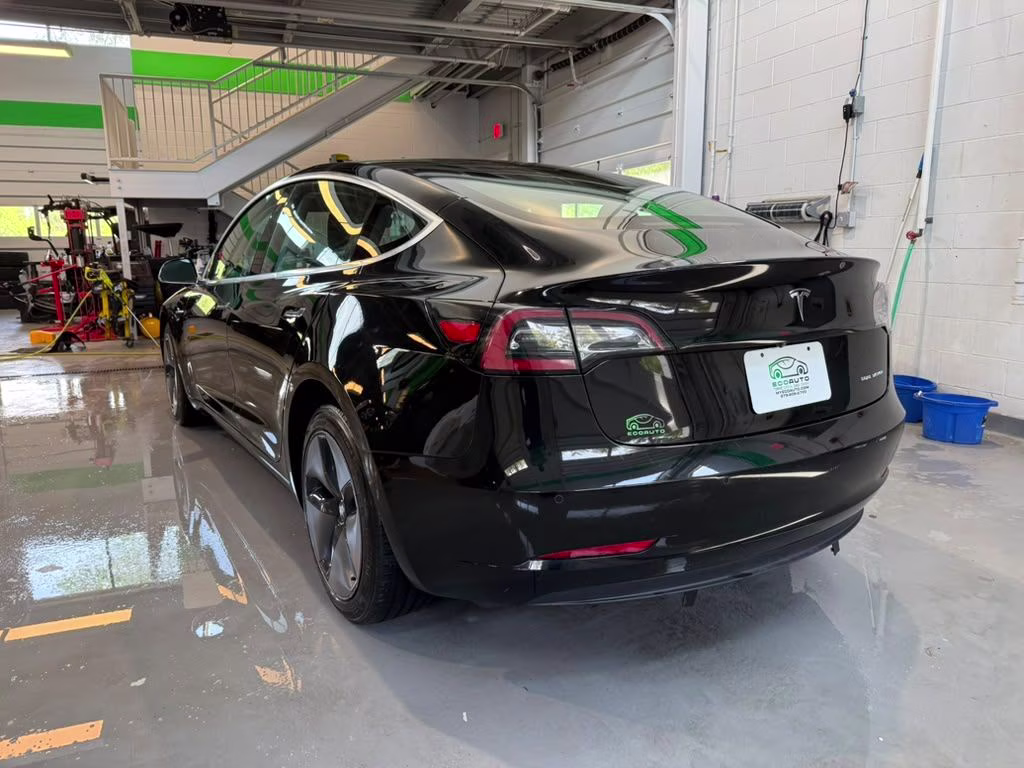 2018 Solid Black Tesla Model 3 Long Range AWD Sedan