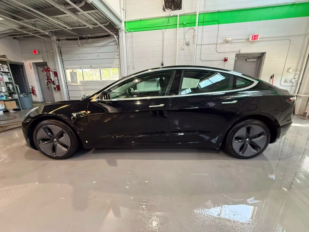 2018 Solid Black Tesla Model 3 Long Range AWD Sedan