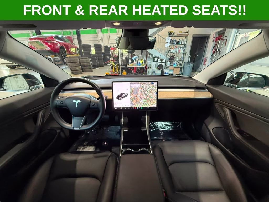 2018 Solid Black Tesla Model 3 Long Range AWD Sedan