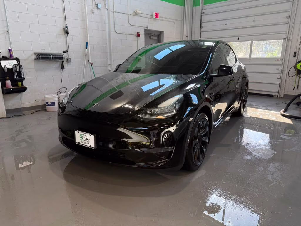 2023 Solid Black Tesla Model Y Long Range AWD SUV