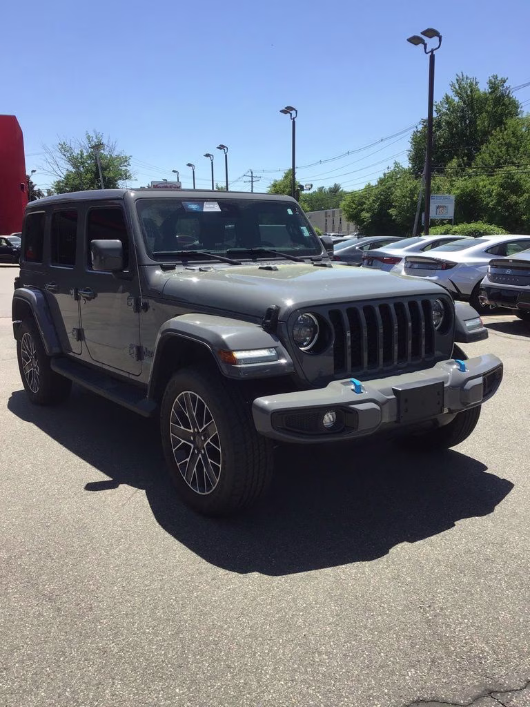 2023 Sting-Gray Clearcoat Jeep Wrangler Sahara 4xe 4X4 SUV