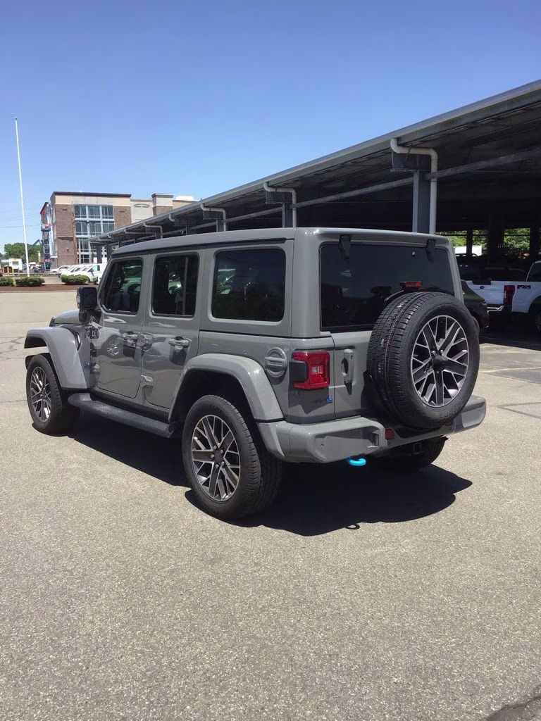 2023 Sting-Gray Clearcoat Jeep Wrangler Sahara 4xe 4X4 SUV
