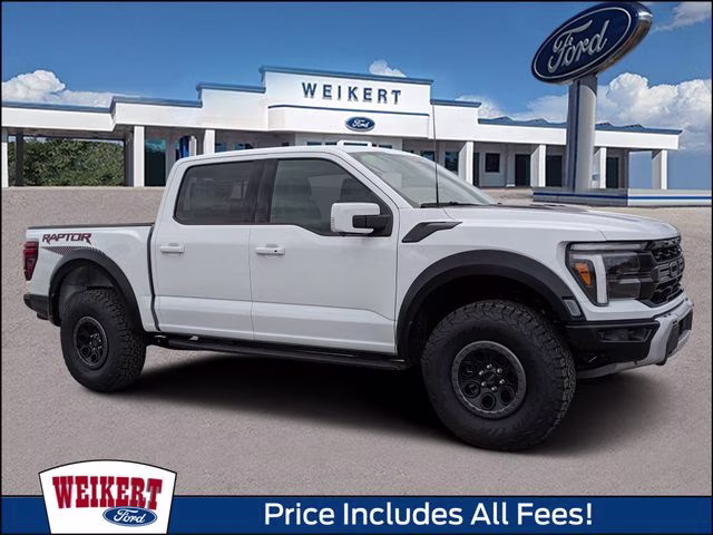 2026 Oxford White Ford F-150 Raptor 4X4 Truck