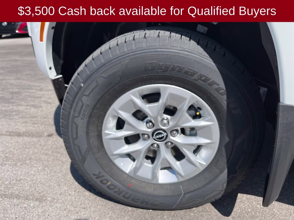 2026 Glacier White Nissan Frontier S 4X4 Truck
