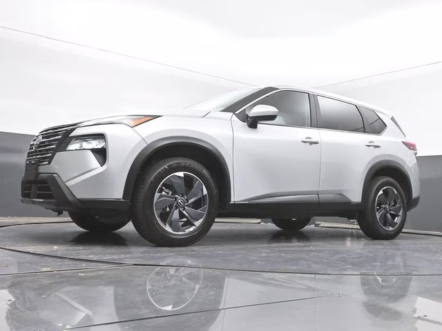 2025 Brilliant Silver Metallic Nissan Rogue SV FWD SUV