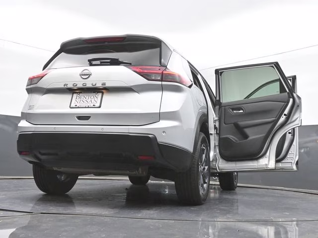 2025 Brilliant Silver Metallic Nissan Rogue SV FWD SUV