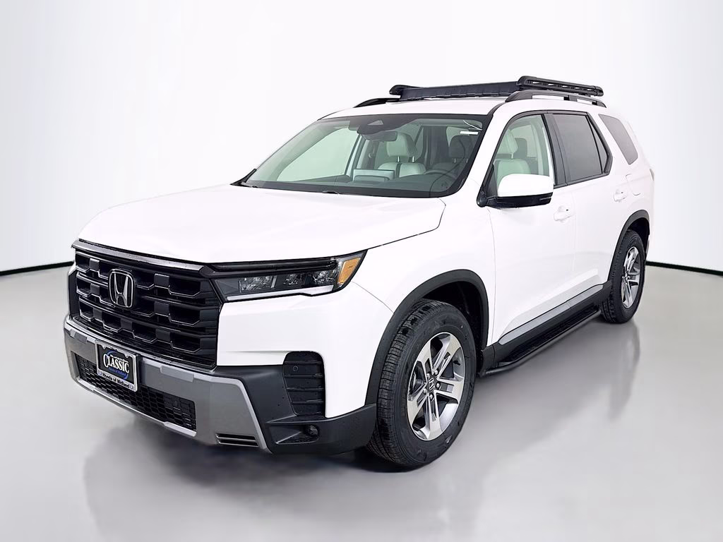 2026 Platinum White Pearl Honda Pilot EX-L FWD SUV