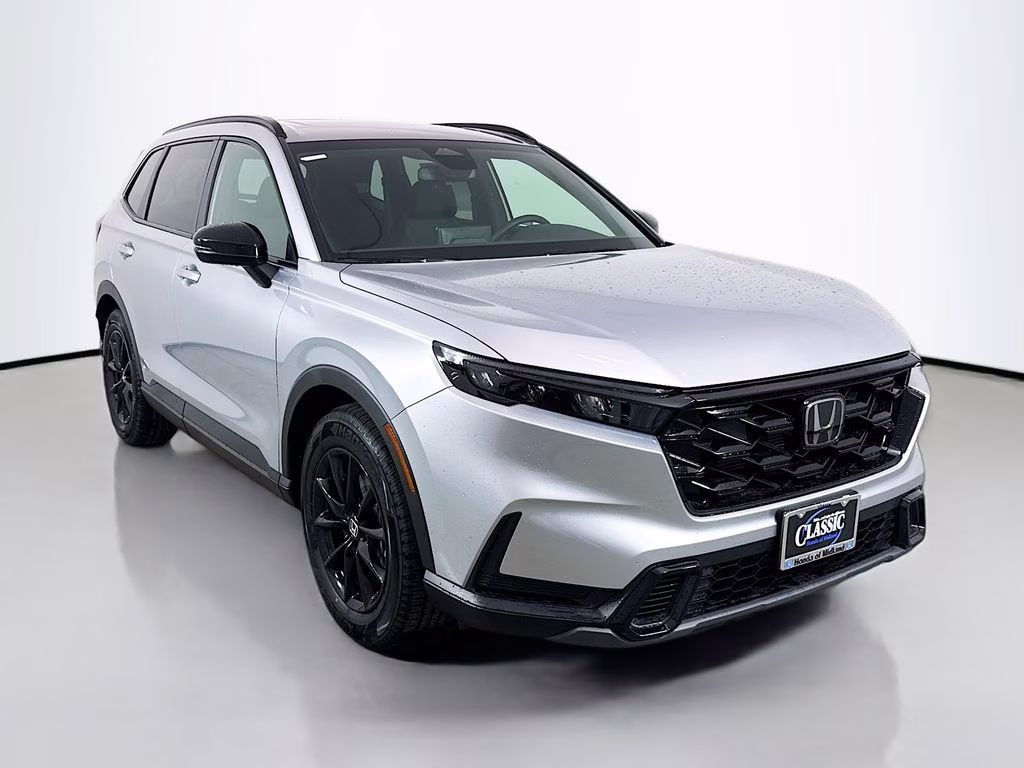 2026 Solar Silver Metallic Honda CR-V Hybrid Sport FWD SUV