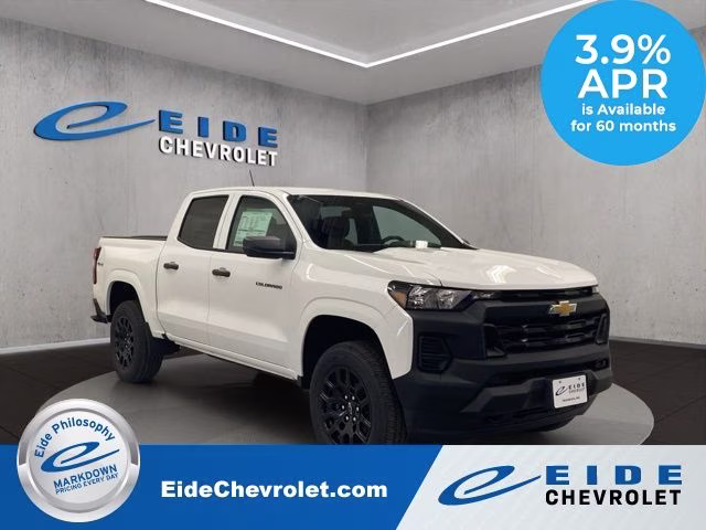 2026 Summit White Chevrolet Colorado Work Truck 4X4 Truck