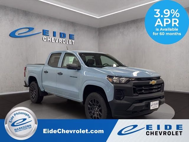 2026 Snowdrift Metallic Chevrolet Colorado Work Truck 4X4 Truck