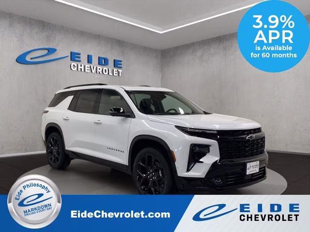 2026 Polar White Tricoat Chevrolet Traverse RS AWD SUV