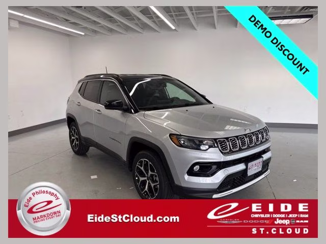 2026 Silver Zynith Metallic Clearcoat Jeep Compass Limited 4X4 SUV