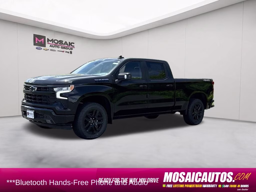 2026 Black Chevrolet Silverado 1500 RST 4X4 Truck