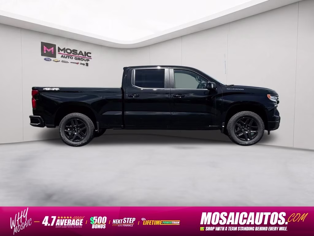 2026 Black Chevrolet Silverado 1500 RST 4X4 Truck