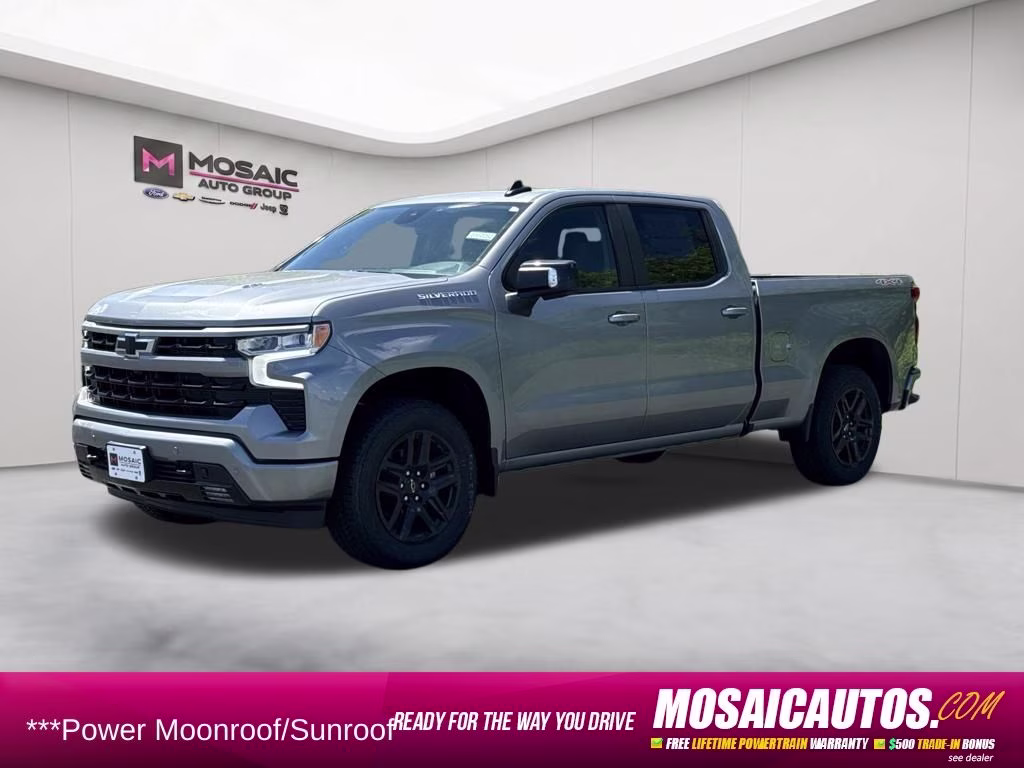 2026 Sterling Gray Metallic Chevrolet Silverado 1500 RST 4X4 Truck