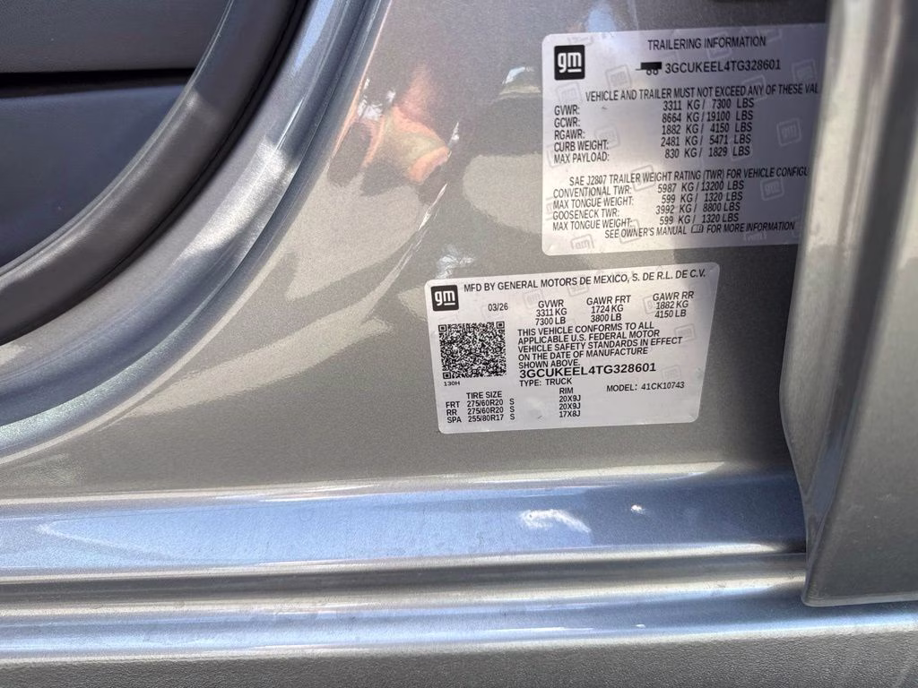 2026 Sterling Gray Metallic Chevrolet Silverado 1500 RST 4X4 Truck
